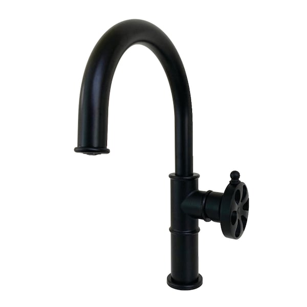 KS2230RX Belknap Single-Handle Bathroom Faucet W/Push Pop-Up, Matte Blk